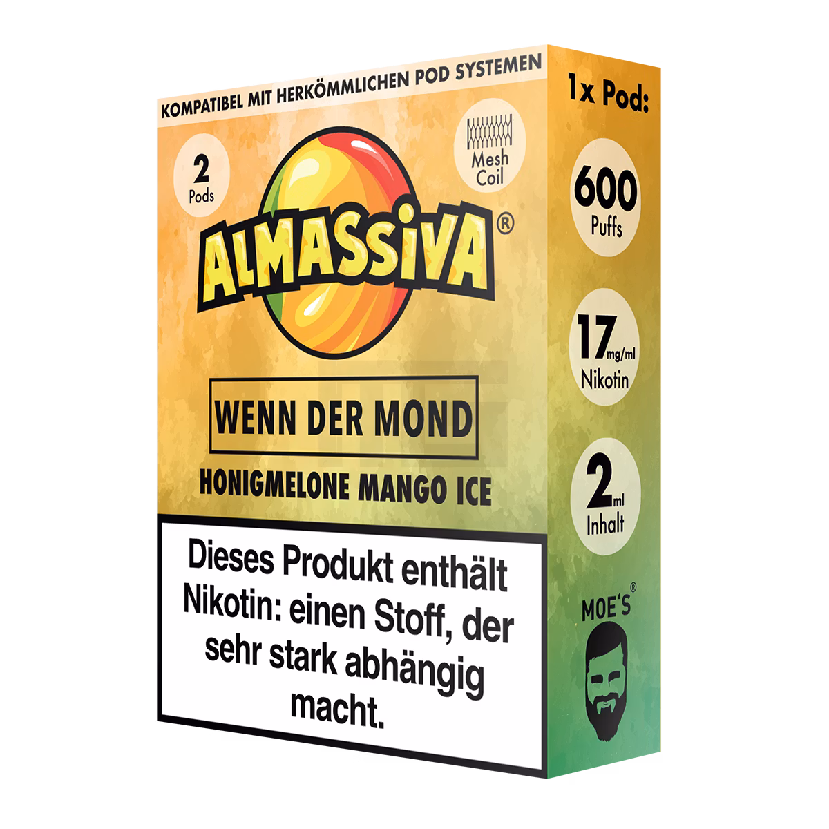 Al Massiva - Prefilled Pod - 2ml - 2er Pack - Wenn der Mond