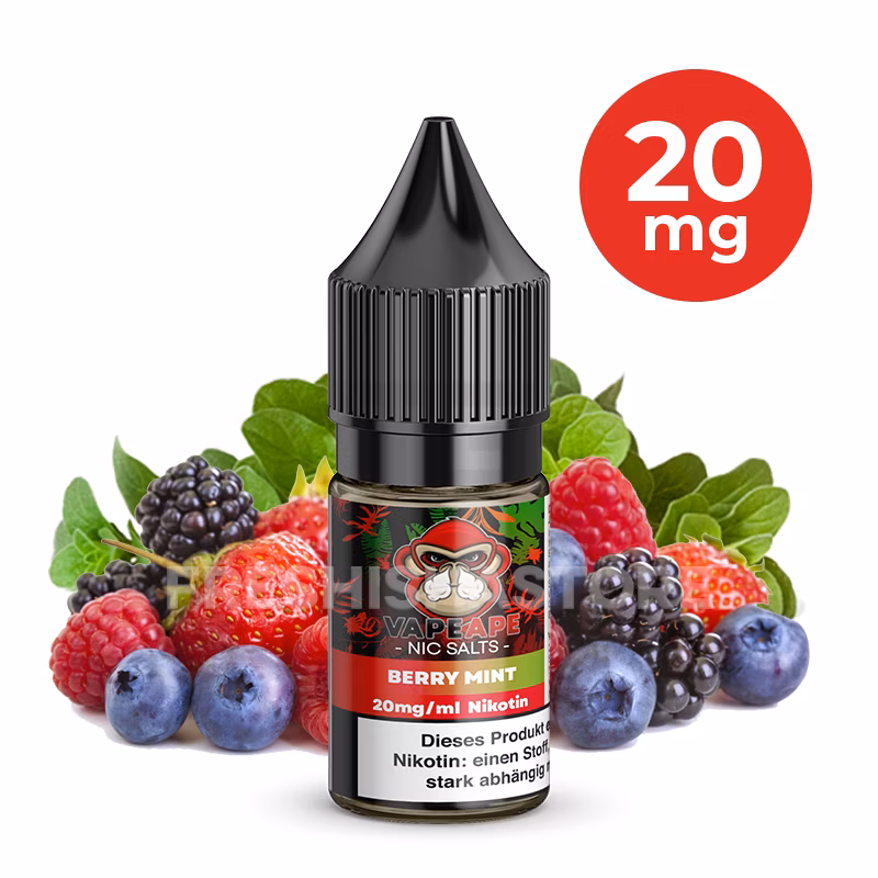 VapeApe - Berry Mint - Nikotinsalz-Liquid - 10ml - 20mg