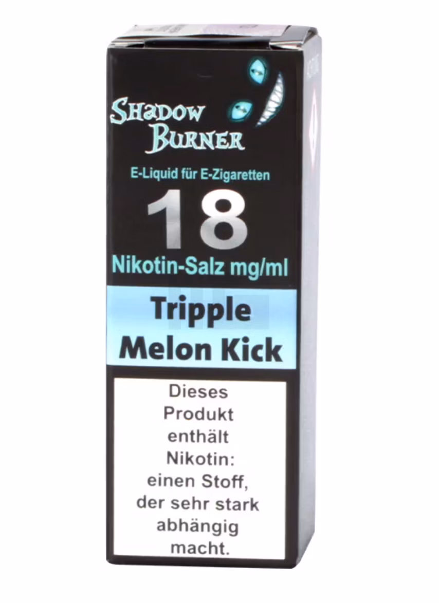 SHADOW BURNER - Tripple Melon Kick - Nikotinsalz Liquid - 10ml - 18mg