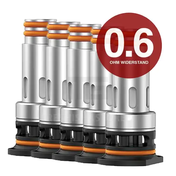 Geekvape - J - Coil - Verdampferkopf - 0.6 Ohm - 5er Paket