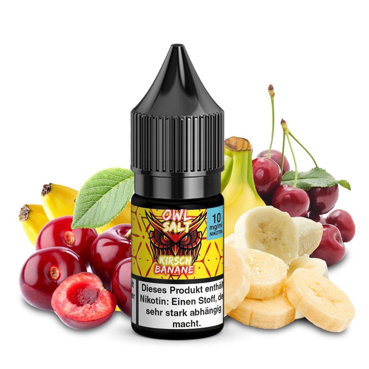 OWL Salt - Kisch Banane - Nikotinsalz Liquid - 10ml - 10mg