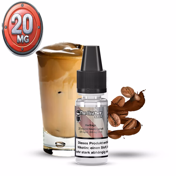✳️ BARBER by Kapka's Heritage Nikotinsalz Liquid 10ml 20mg ✴️