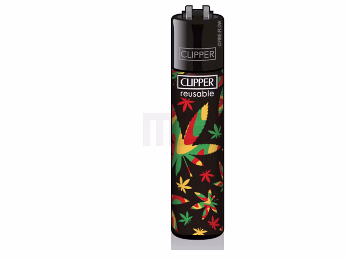 Clipper - Feuerzeug - Jamaican Pattern - 4v4 - wiederverwendbar