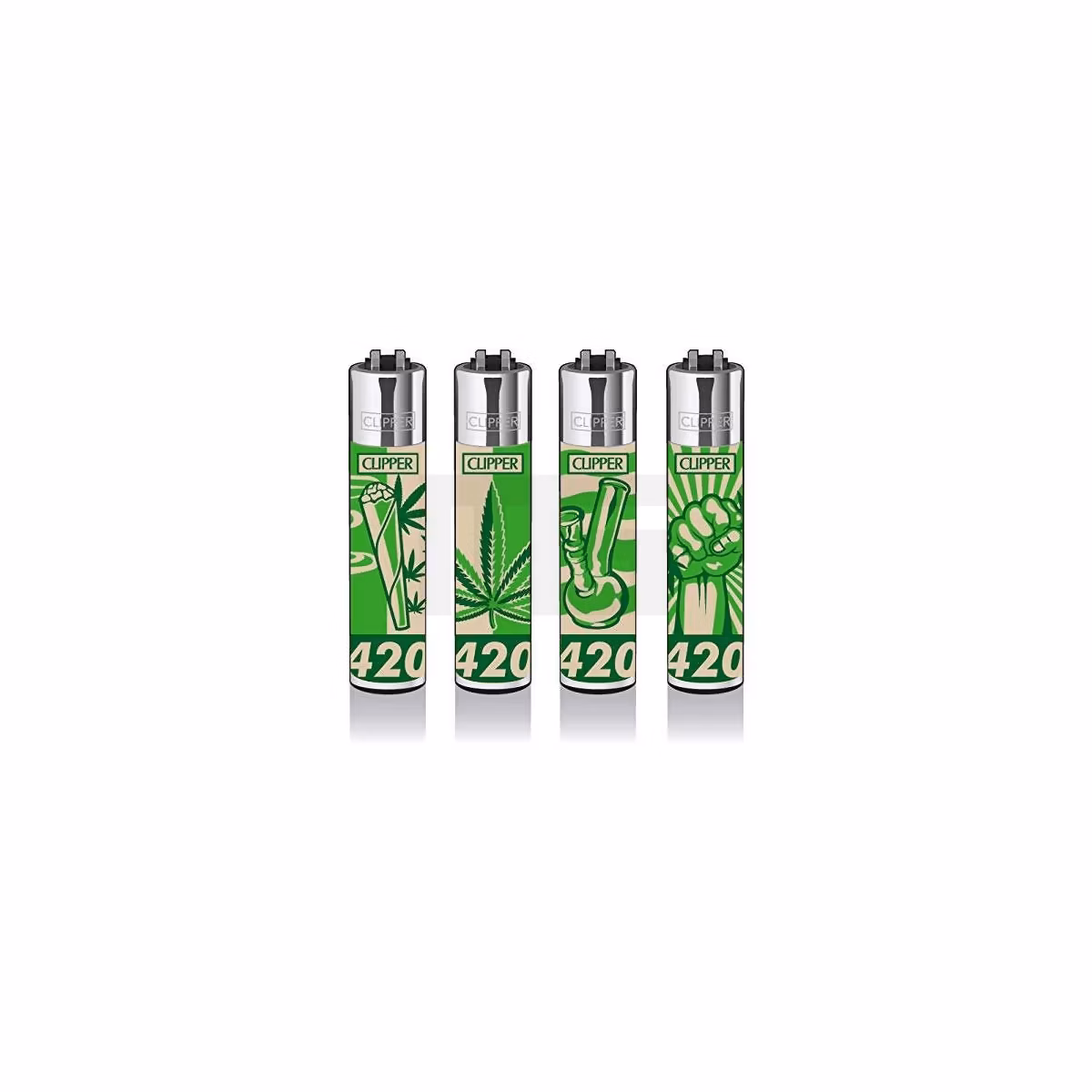 Clipper - Feuerzeug - Fourtwenty - 4v4 - wiederverwendbar
