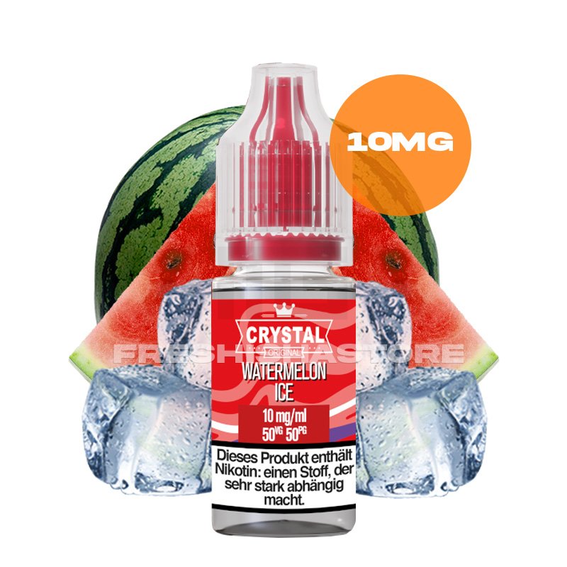 SKE - Crystal Liquid - Watermelon Ice - Nikotinsalz Liquid - 10ml - 10mg