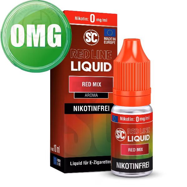 SC - Red Line - Red Mix - Nikotinsalz Liquid - 10ml - 0mg