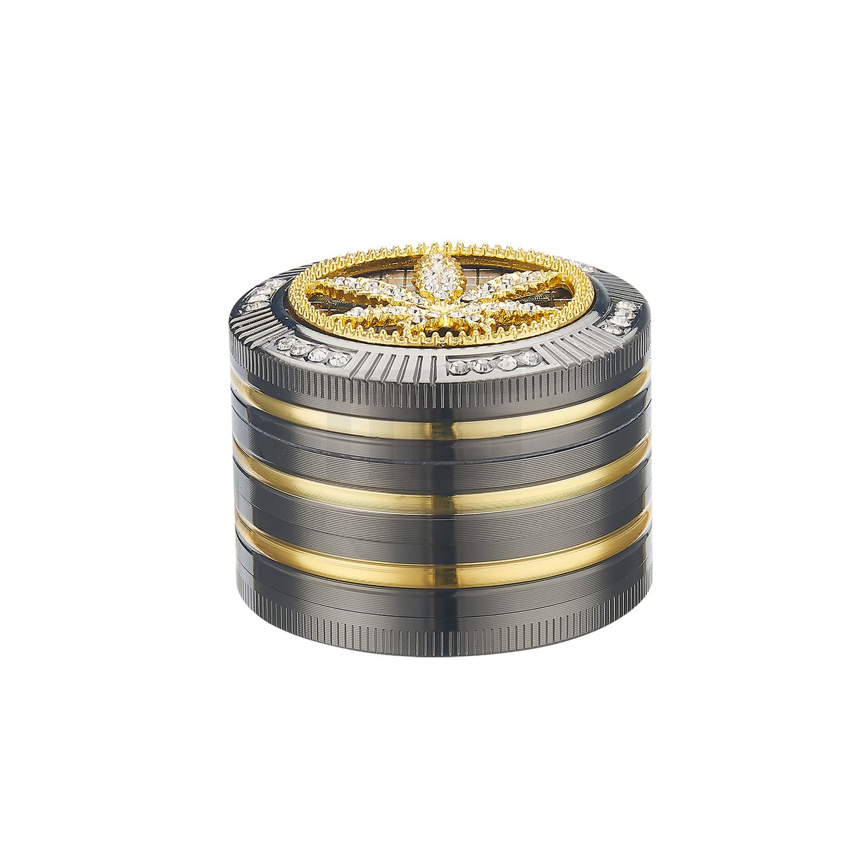 CHAMP HIGH - BLING BLING LEAF - Grinder 50mm - 4-teilig