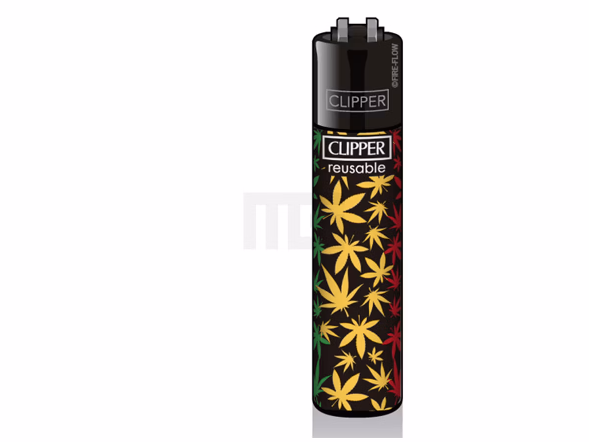 Clipper - Feuerzeug - Jamaican Pattern - 1v4 - wiederverwendbar