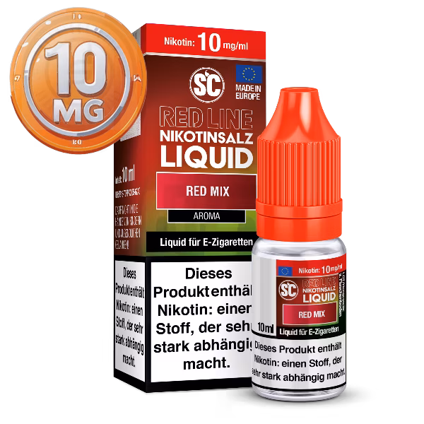 SC - Red Line - Red Mix - Nikotinsalz Liquid 10 mg/ml