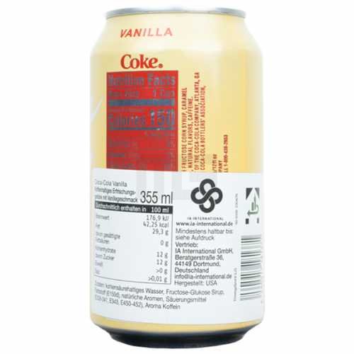 Coa Cola Vanille 355ml
