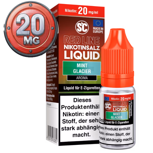 SC - Red Line - Mint Glacier - Nikotinsalz Liquid - 10ml - 20mg