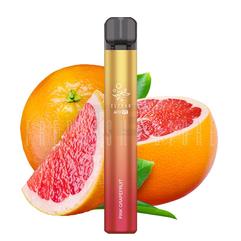 Elf Bar 600 V2 - Einweg E-Zigarette - Pink Grapefruit - 20mg