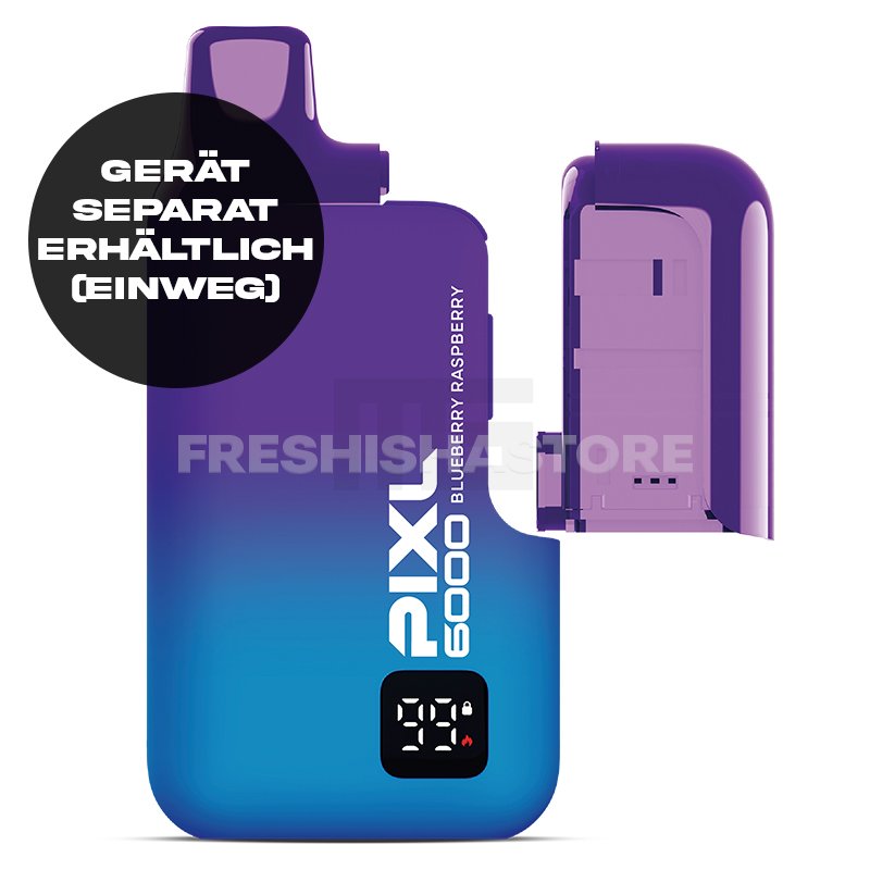 PIXL - 6000 - Nachfüllbehälter - Blueberry Raspberry - 10ml - 20mg