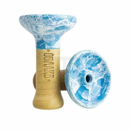 Shisha-Kopf-Phunnel-Oblako-M-Glazed-Marble-Blue-White-freshisha-store