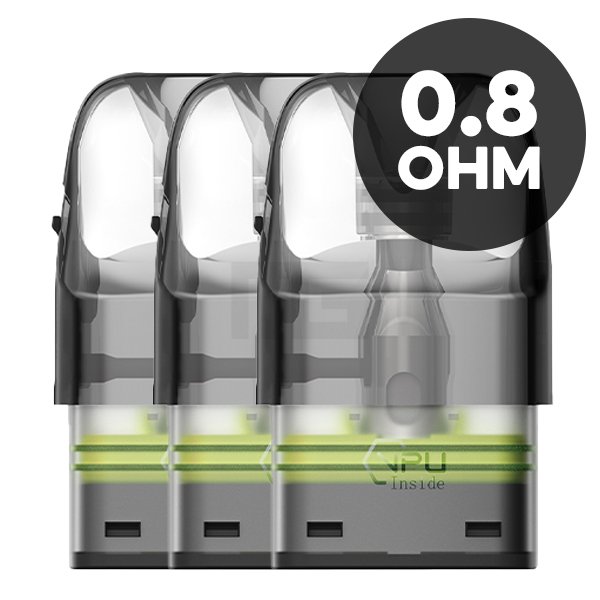 GeekVape - Q - Pod Tank Verdampfer - 0.8 Ohm Mesh-Coil - 3ml - 3er Paket