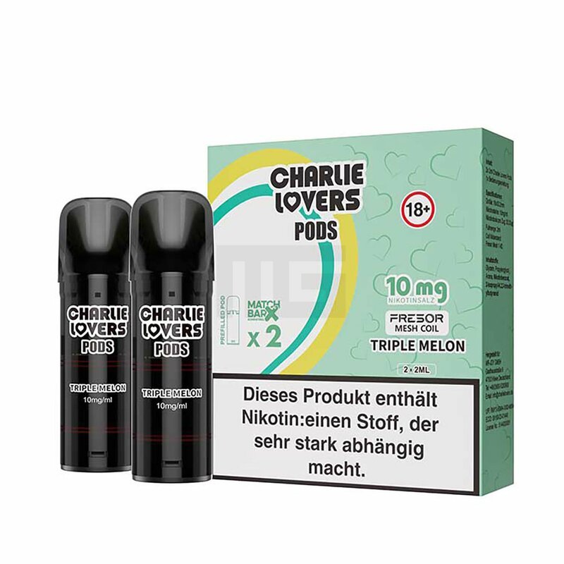 Charlie Lovers - Prefilled Pods - 2ml - 2er Pack - Triple Melon 10mg