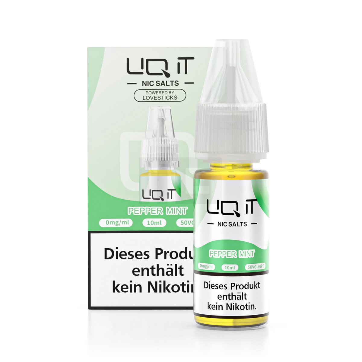LIQ IT - Nikotinsalz-Liquid - 10ml - Pepper Mint - 0mg