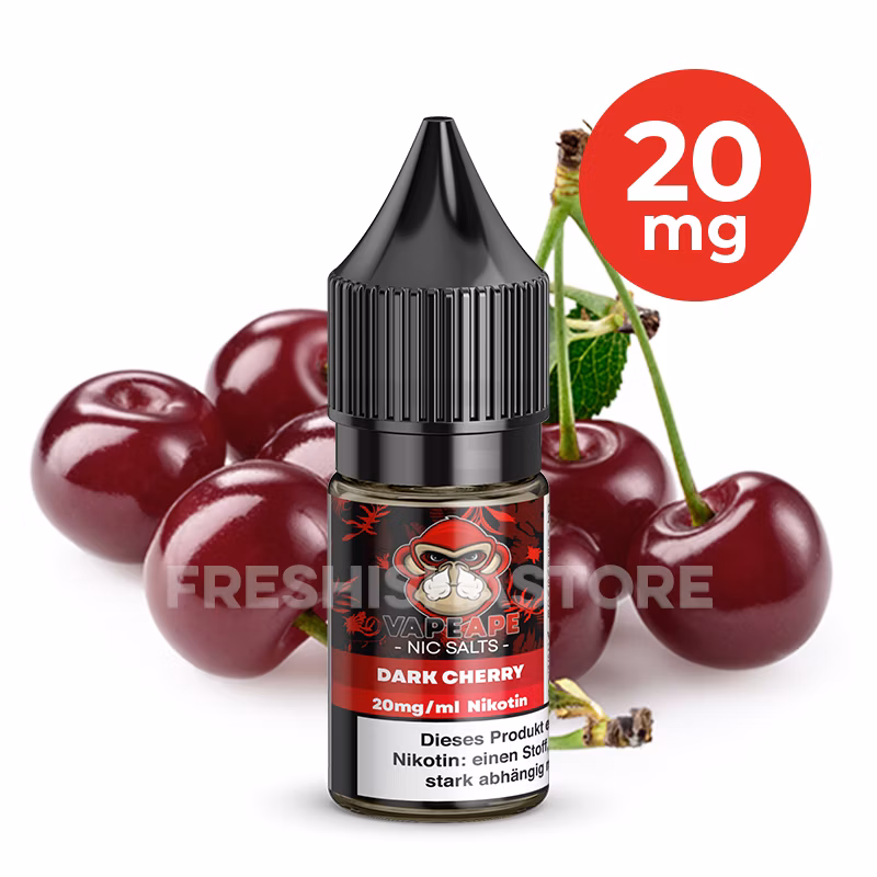 VapeApe - Dark Cherry - Nikotinsalz-Liquid - 10ml - 20mg