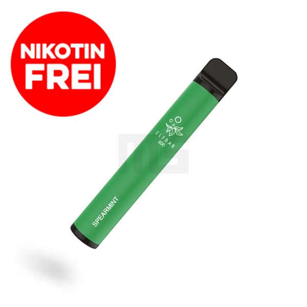 Nikotinfrei - Elf Bar 600 Einweg E-Zigarette - Spearmint