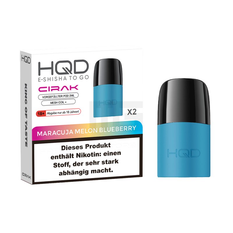 HQD - Cirak - Prefilled Pod - Maracuja Melon Blueberry - 2ml - 2er Pack