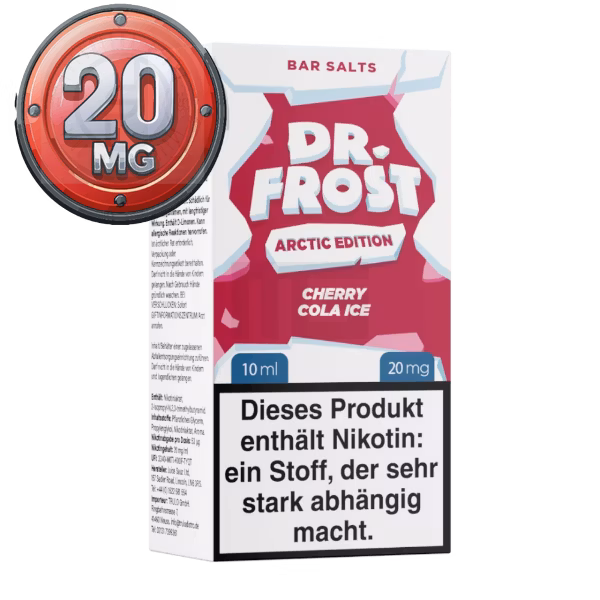 Dr. Frost - Arctic Edition Cherry Cola - Nikotinsalz Liquid - 10ml - 20mg