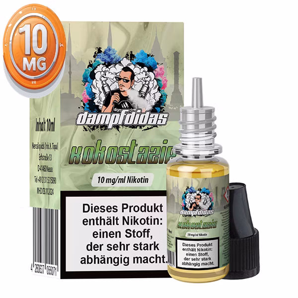 Dampfdidas Kokostazie Nikotinsalz Liquid 10ml 10mg
