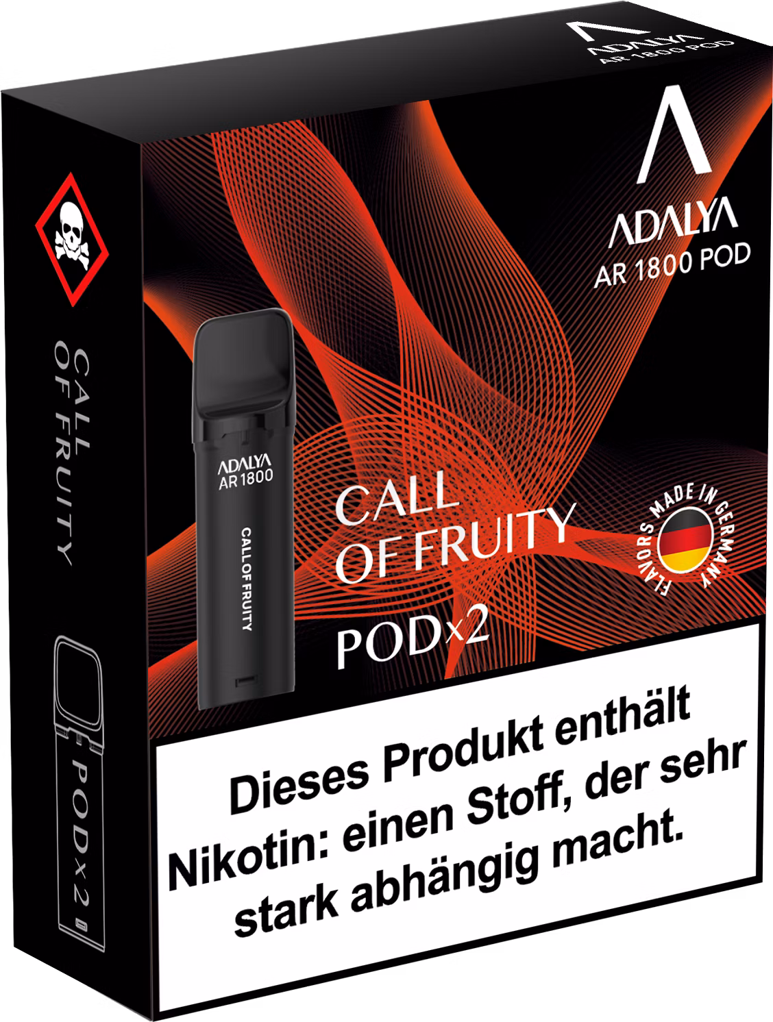 Adalya - Alpha Prefilled Pod - 2ml - 2er Pack - Call of Fruity