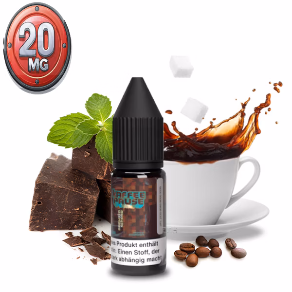 KAFFEEPAUSE by Steamshots Nicsalt Liquid Milk Robusta Schoko 10ml 20mg