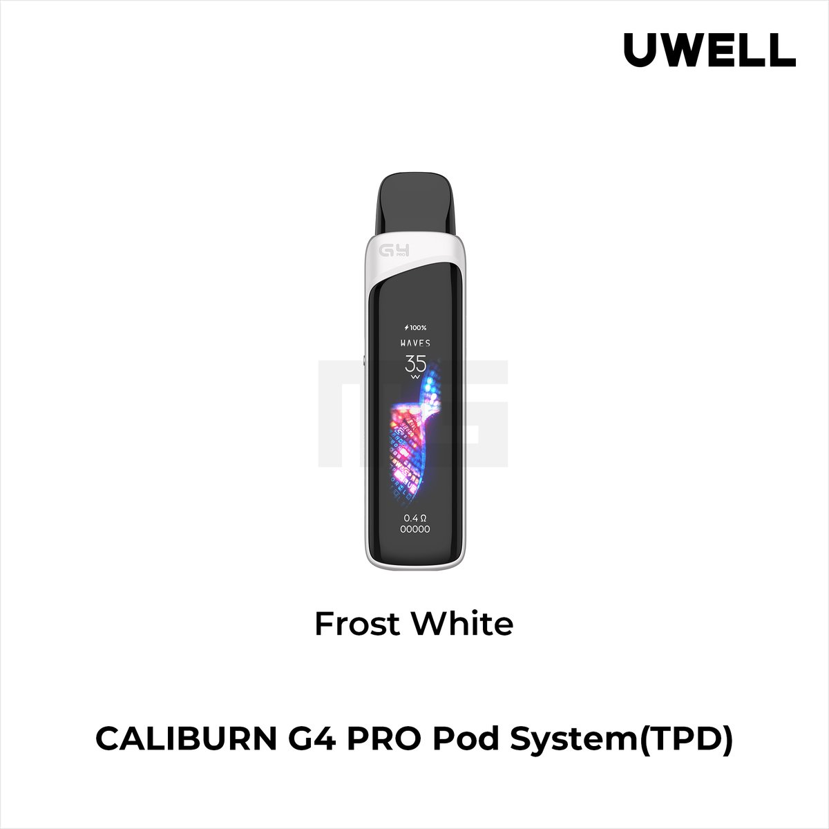 Uwell - Caliburn G4 Pro - Pod Kit - Frost White