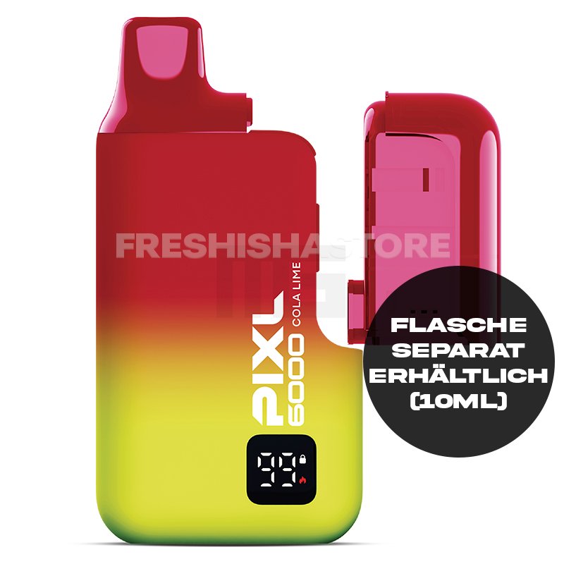 PIXL - 6000 - Einweg E-Zigarette - Cola Lime - 2ml - 20mg - CP