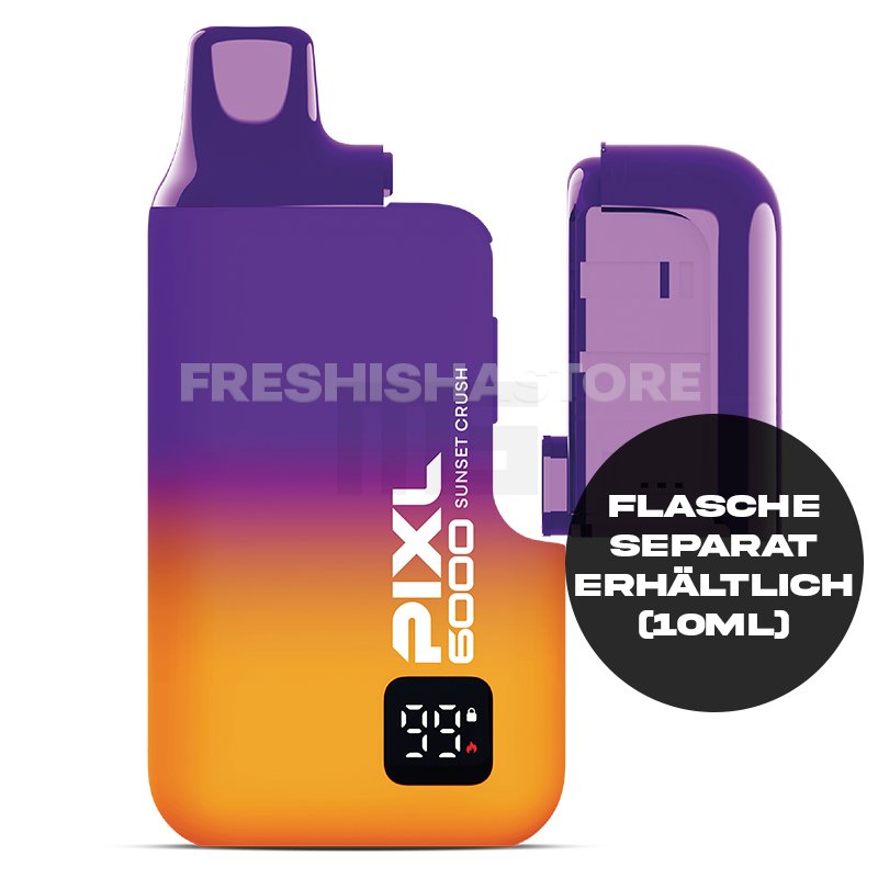 PIXL - 6000 - Einweg E-Zigarette - Sunset Crush - 2ml - 20mg - CP