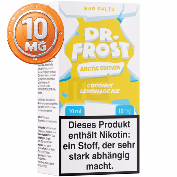 Dr. Frost - Arctic Edition Coconut Lemonade Ice - Nikotinsalz Liquid - 10ml - 10mg