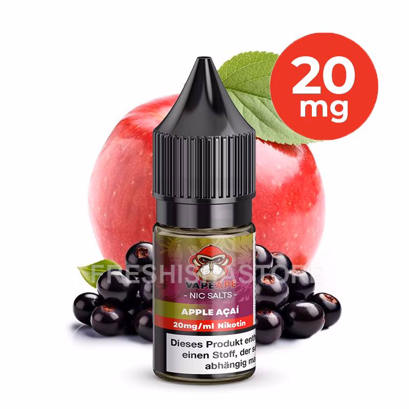 VapeApe - Apple Acai - Nikotinsalz-Liquid - 10ml - 20mg