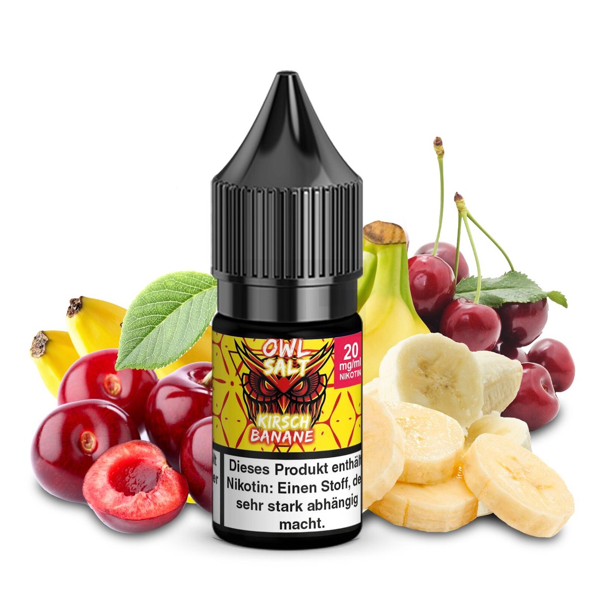 OWL Salt - Kisch Banane - Nikotinsalz Liquid - 10ml - 20mg