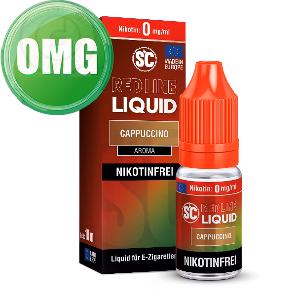 SC - Red Line - Cappuccino - Nikotinsalz Liquid - 10ml - 0mg
