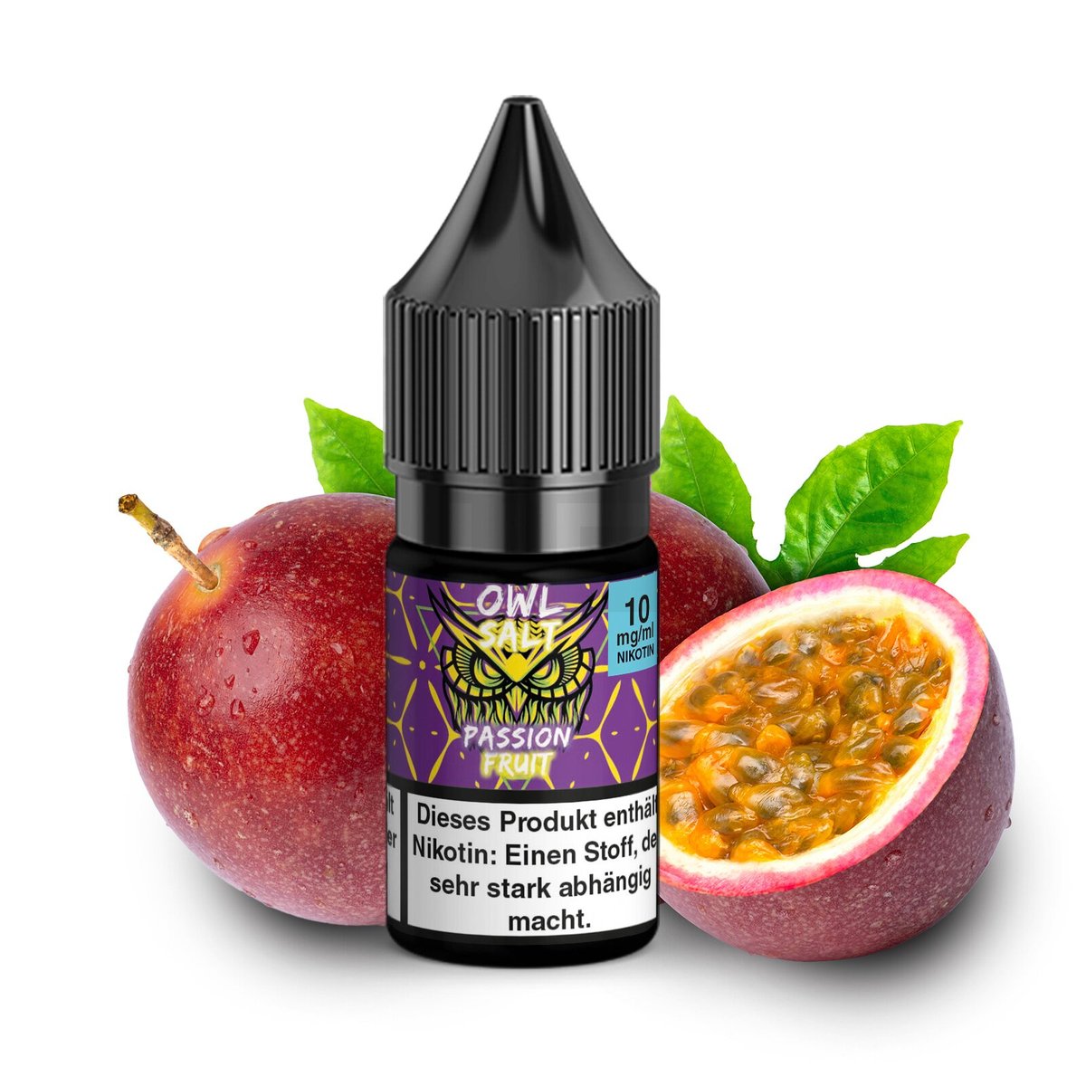 OWL Salt - Passionfruit - Nikotinsalz Liquid - 10ml - 10mg