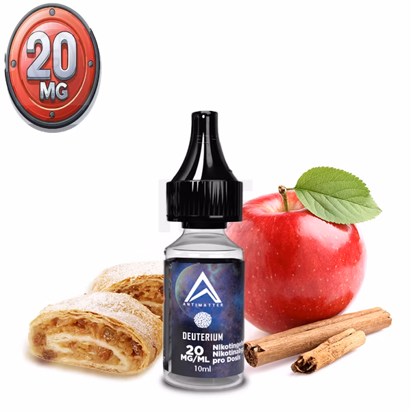 Antimatter Deuterium Nikotinsalz Liquid 10ml | Apfelstrudel & Zimt 