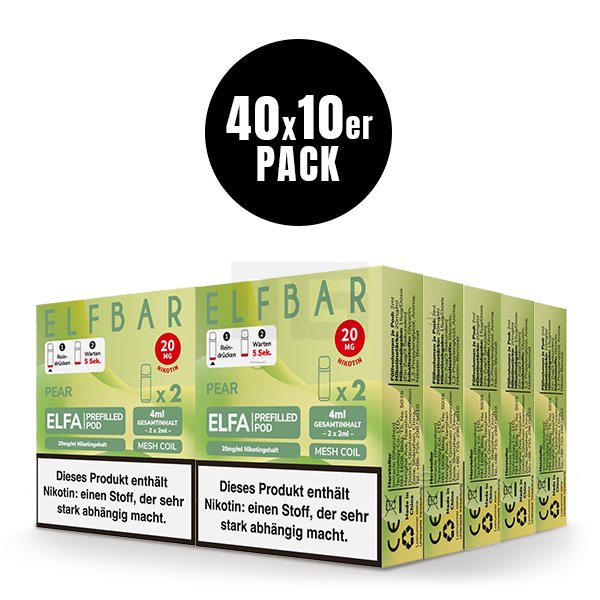 Elfbar - ELFA - Prefilled Pod - 2ml - 2er Pack - Pear