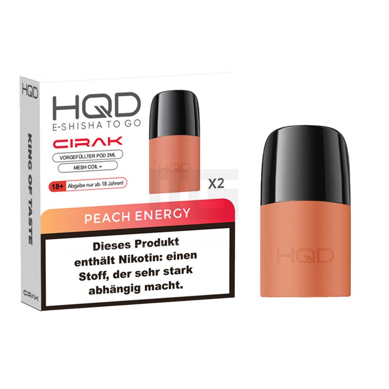 HQD - Cirak - Prefilled Pod - Peach Energy - 2ml - 2er Pack