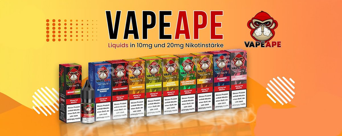 Produktvorstellung: VapeApe Nikotinsalz-Liquids