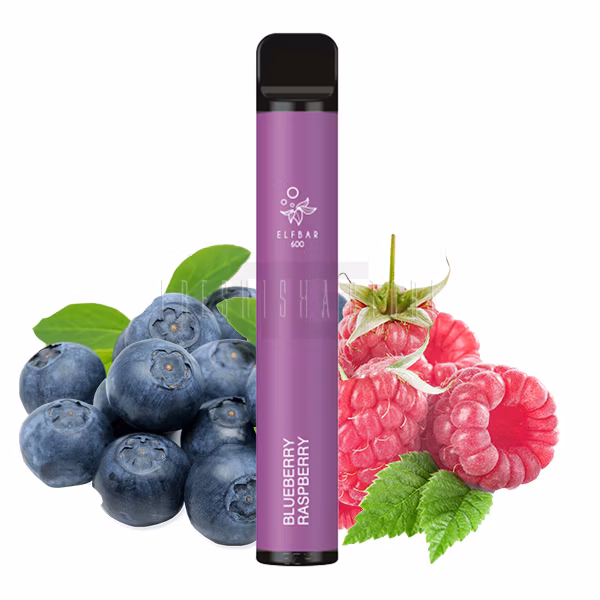 Elf Bar 600 Einweg E-Zigarette - Blueberry Raspberry - 20mg