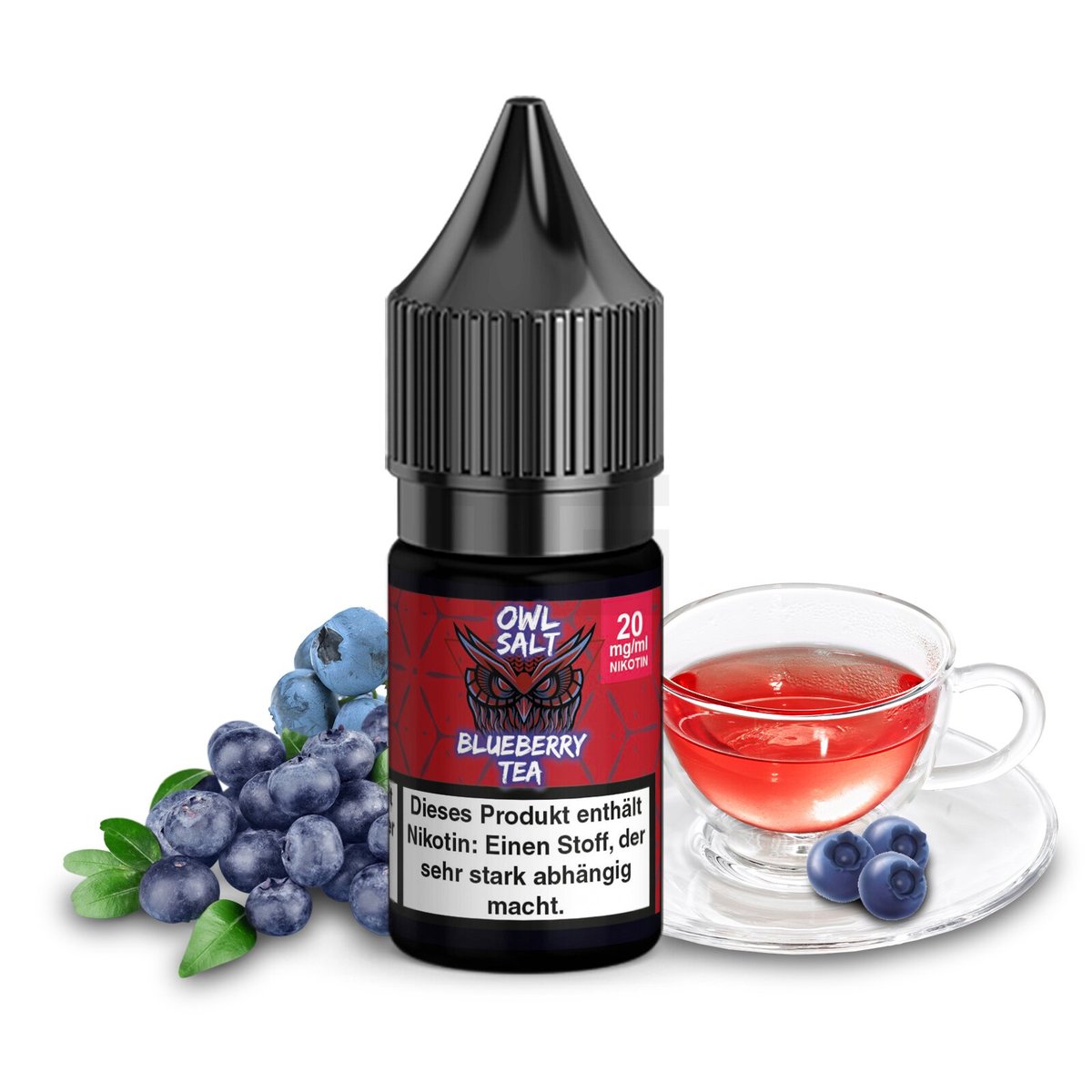 OWL Salt - Blueberry Tea - Nikotinsalz Liquid - 10ml - 20mg