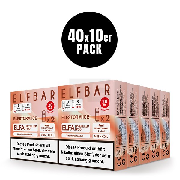 Elfbar - ELFA - Prefilled Pod - 2ml - 2er Pack - Elfstorm