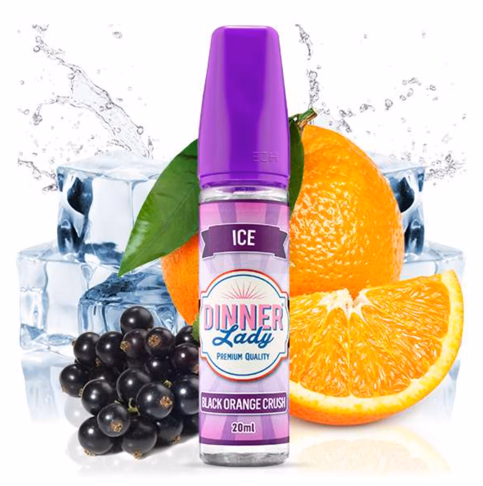 DINNER LADY ICE - BLACK ORANGE CRUSH - Aroma - 20ml - Steuerbanderole