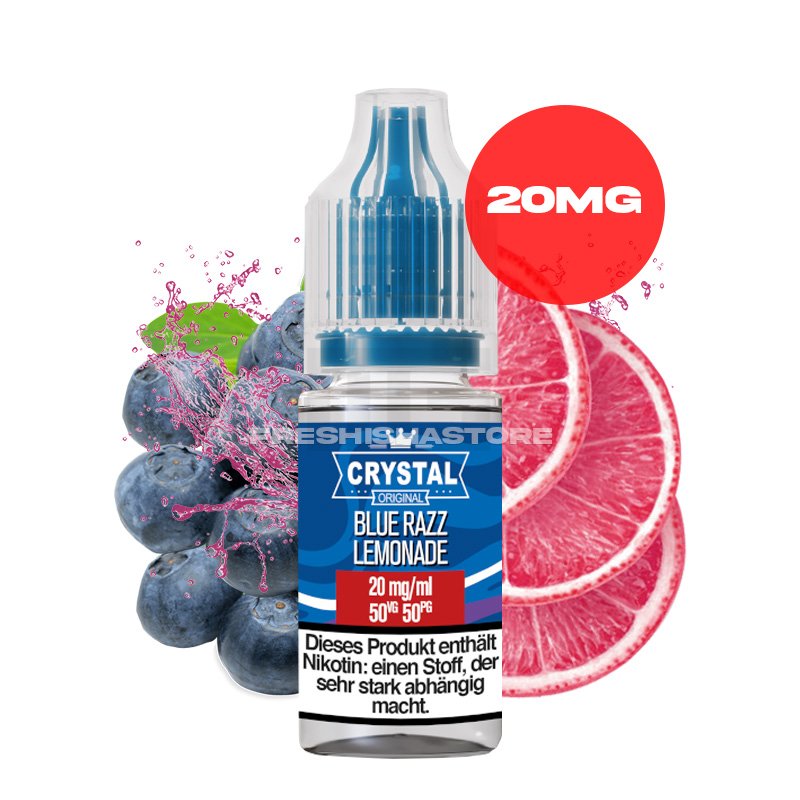 SKE - Crystal Liquid - Blue Razz Lemonade - Nikotinsalz Liquid - 10ml - 20mg