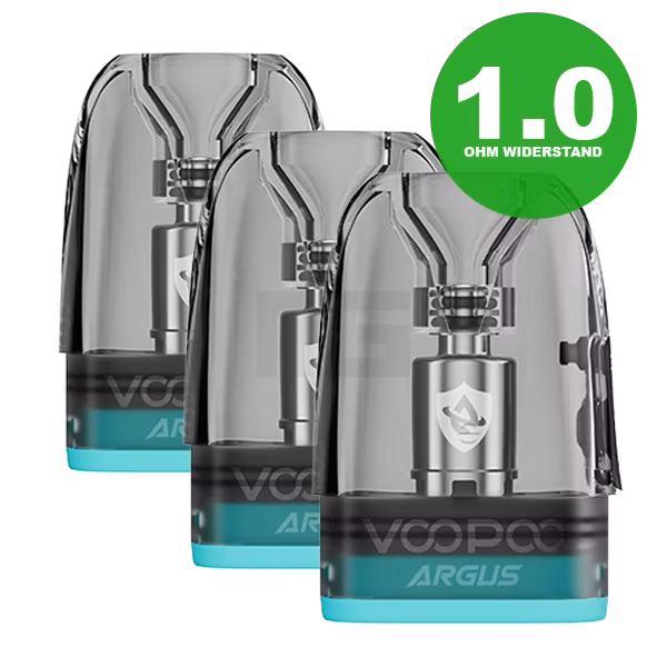 Voopoo - ARGUS - V2 Pod Tank Verdampfer - 1.0 Ohm - 3ml - Top Fill - 3er Paket