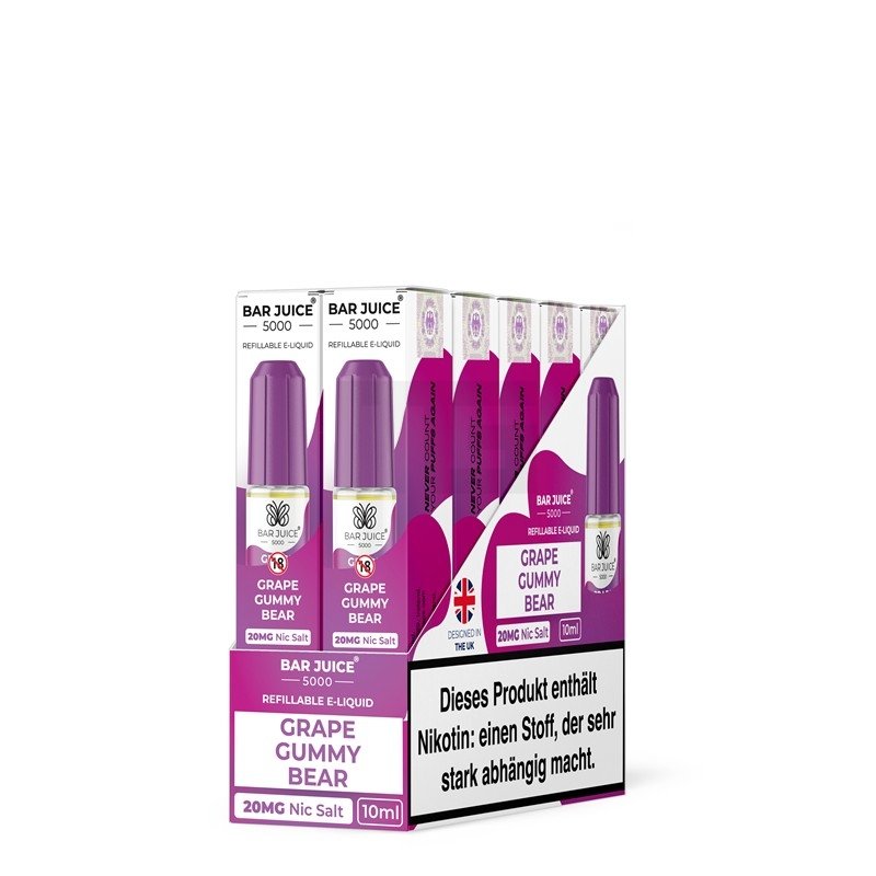 Bar Juice 5000 - Grape Gummy Bear - 10ml - 20mg