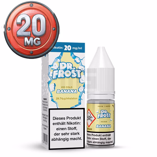  Dr. Frost - Ice Cold Banana - Nikotinsalz Liquid 10ml 20mg