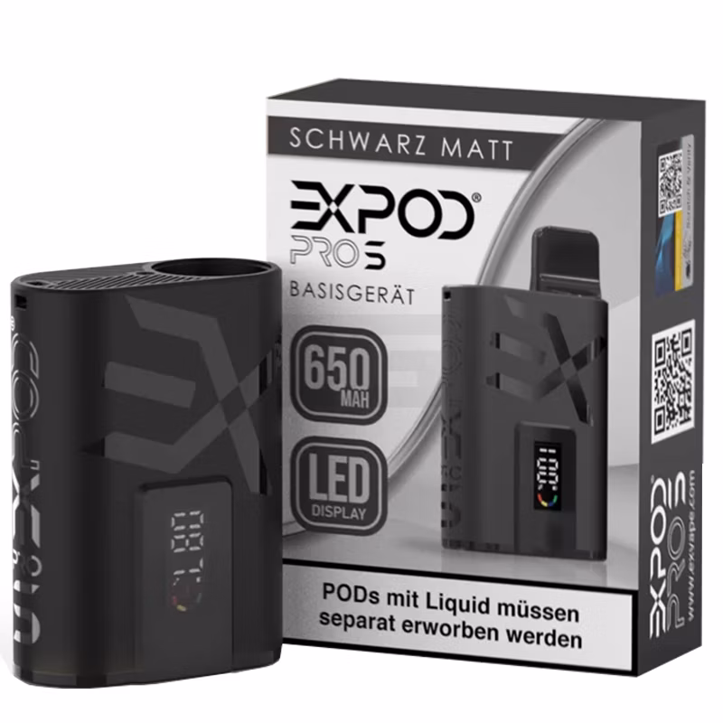 Expod - Pro S - Basisgerät - 650mAh - Schwarz Matt - CP