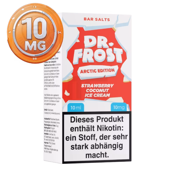Dr. Frost - Arctic Edition Strawberry Coconut Ice Cream - Nikotinsalz Liquid - 10ml - 10mg